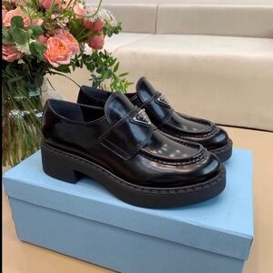 Prada Glossy Black Women's Loafers